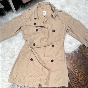 GAP Kids Double-Breasted Trench Coat